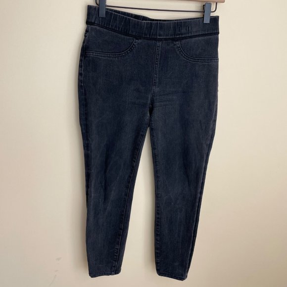 Madewell Black Pull-On Stretch Skinny Ankle The Anywhere Jean Women's Size 28 - Picture 2 of 9
